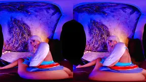 Curvy Canela gets a hard anal session after Atlantis' ceremony