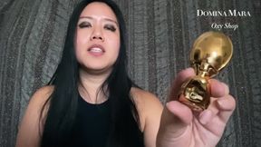 Dominatrix Mara Introduces Chastity Devices + Cages [link In Comments]