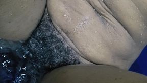 Pouring Rain Homemade Sex, Hot Wife Big Pussy & Hairy Pussy Close up Carrying