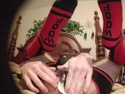 Part 1/4: Pup Zeus fingers and stretches his hole