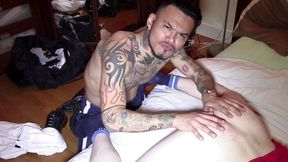 Leo Senthy fucked bareback by the top Latino Pablo Bravo