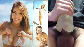 01 Jerkoff And Cum To Japnaese Girl On Gravure Idol Magazin With Rina Hashimoto