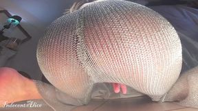 College GF gets a golden shower and lesbian action