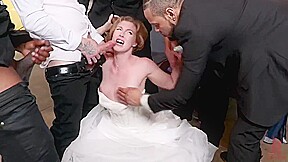 Bride Boundgangbang With Ella Nova