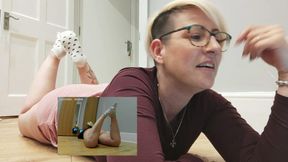 Movie Night with Miss Fair Trade – Foot Tease & Reactions