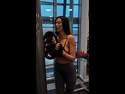 Big tits bounce as she grinds down 🥰
