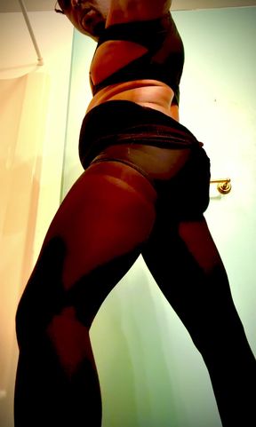 Black sissy ball drainer 7