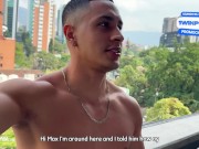 Big-assed Uruguayan nymphomaniac fucks a Colombian and gets a lot of cum out of him - Max Betancur