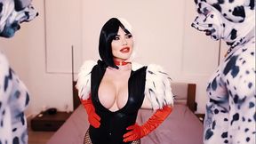 Dalmations Fuck Cruella Doggy Style With Savanah Storm
