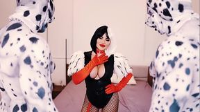 Dalmations Fuck Cruella Doggy Style With Savanah Storm