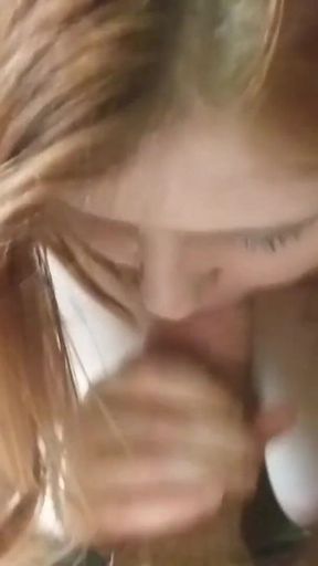Sophia's first POV blowjob