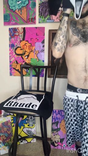 Ghost face being sexy.  I love crypto