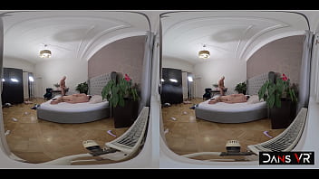 Lady Gang ́s Threesome Bonanza, Three Huge Cocks Pound Her in VR!