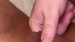 Fingering My GF to Explosive Orgasm &mdash;  Fucking Her Tight Pussy &mdash;  and Creampie Finish - Intense Climax