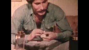 Wild vintage threesome for a nasty bitch