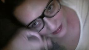 GLASSES CUMSHOT AND SWALLOW - FULL HD