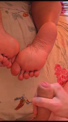 Testing the Stepmother's Legs and Pussy