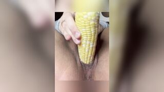 Betsy makes a quick corn movie