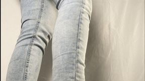 A Shoejob and CBT dream in Nike AF1 Sneakers - Tramplegirl in her used Nike Airforc e sneakers tramples the cum out of her slaves cock - sneaker fetish, shoe fetish, cock trampling - side - 4k