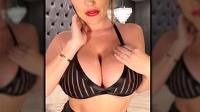 ”Big tits British STEPMOM Sophie Dee solo masturbation with a vibrator”