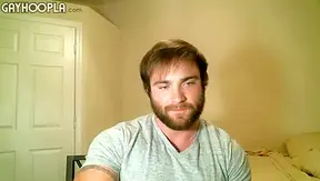 Bearded Bear James Flexes His Muscular Booty