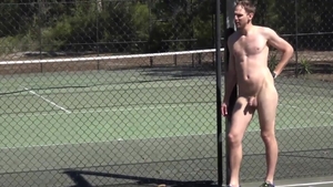 AndysAussieBoys: Australian Nick bouncing on cock outdoors