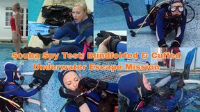 Scuba Spy Test: Blindfolded & Cuffed Underwater Escape Mission - MP4 HD