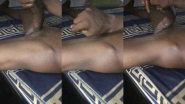 Mandigo alone and horny wanking my huge cock till I cum