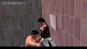 3d bathroom quickie