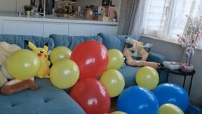 My boyfriend is addicted to balloons