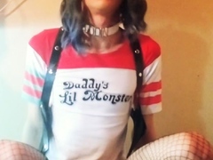 Amateur ladyboy tranny fucked in butt and mouth