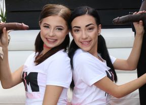 Hot Spinner Teens Take Black Dick For The First Time