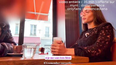 Big tits milf takes stranger deep in public blowjob