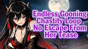 Endless Gooning Chastity Loop - No Escape From Her Tease | Goddess Hiyori