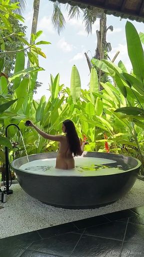 Get Wild with Me in a Steamy Jungle Bath Naked