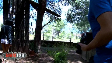 Having fun with a camera in the woods