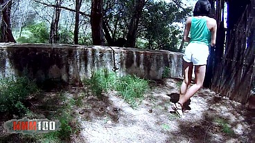 Having fun with a camera in the woods