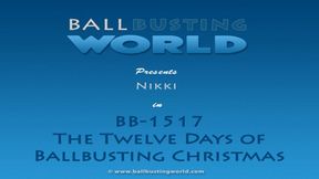 The 12 Days of Ballbusting Christmas BB1517