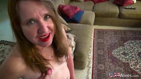 USAwives Older Mature Lisal Sexy Striping down