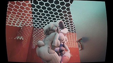 Dayshift At Milkers [ FNAF Hentai Game ] Ep.2 Watching from ass to pussy porn at work !