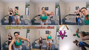 Vicky Vix and Megan Jones Ballbusting the rude session client- 1080p