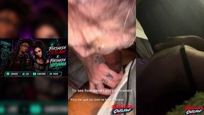 tattoo slut gives the sloppiest throat