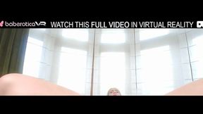 Single blonde lass, sinfully touching self in private&#x1F92B; VR session