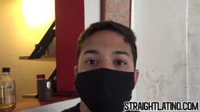 Shy Latino jock facialized after hardcore fucking for cash
