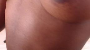 Stunning Dark-skinned Girl Hot Masturbation