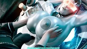 Futa fucks Female robot in Uncensored Porn Cartoon