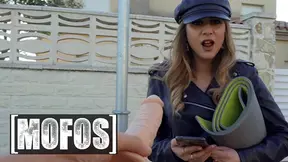 Hot - Bella Rico Takes A Public POV Pounding And Gets Her Shaved Pussy Filled With Creamy Cum