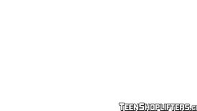Sweet teen thief Judy Jolie gets rough action from cop
