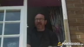 Ebony beauty Layla Gates sprayed by jizz in classic casting