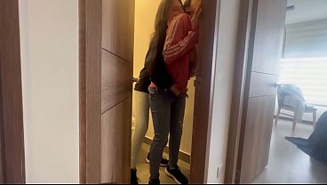 Stepbro cheating fun with wet GF and culonas